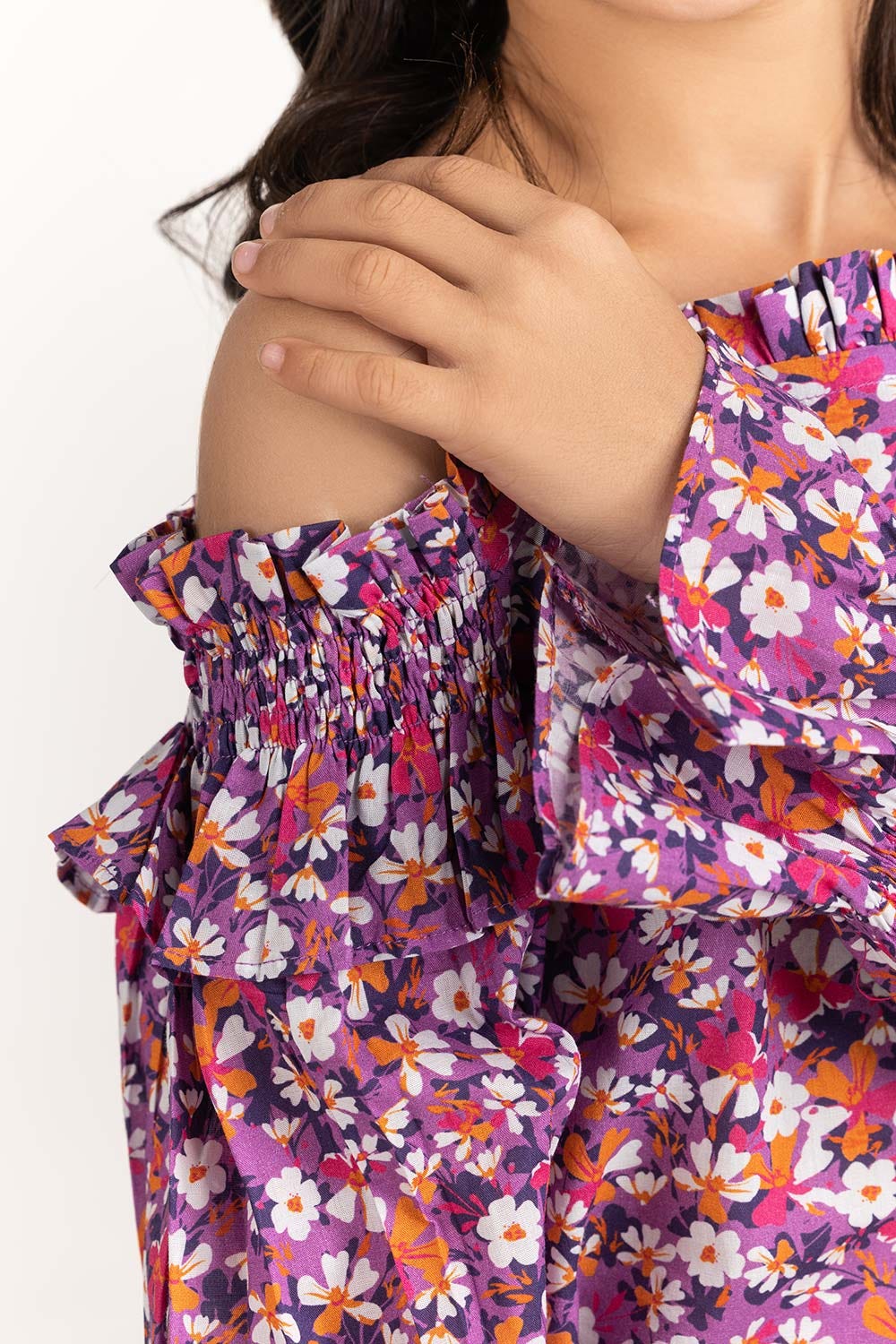 Toddler Girl Purple Blouse