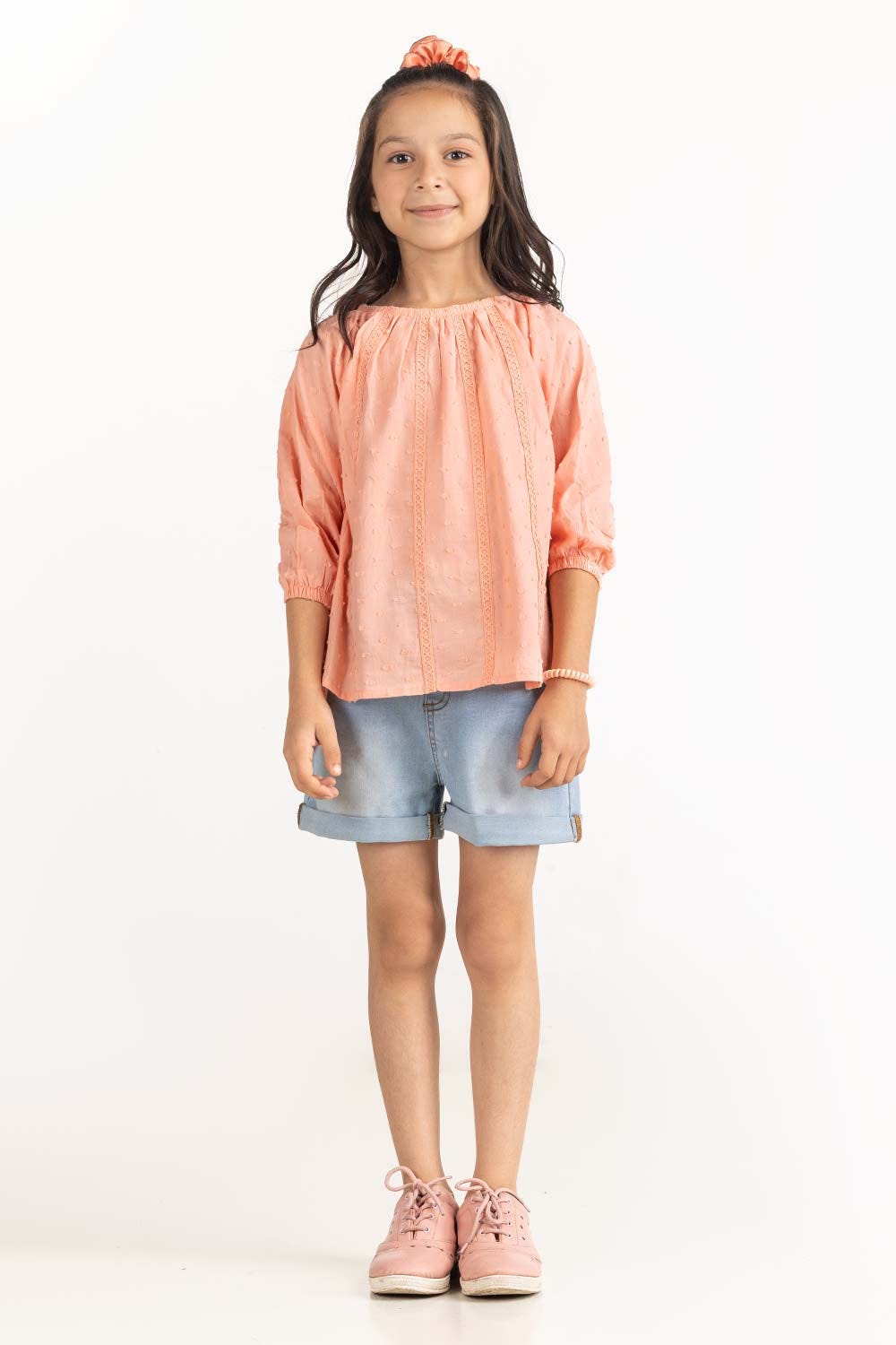 Toddler Girl Salmon Blouse