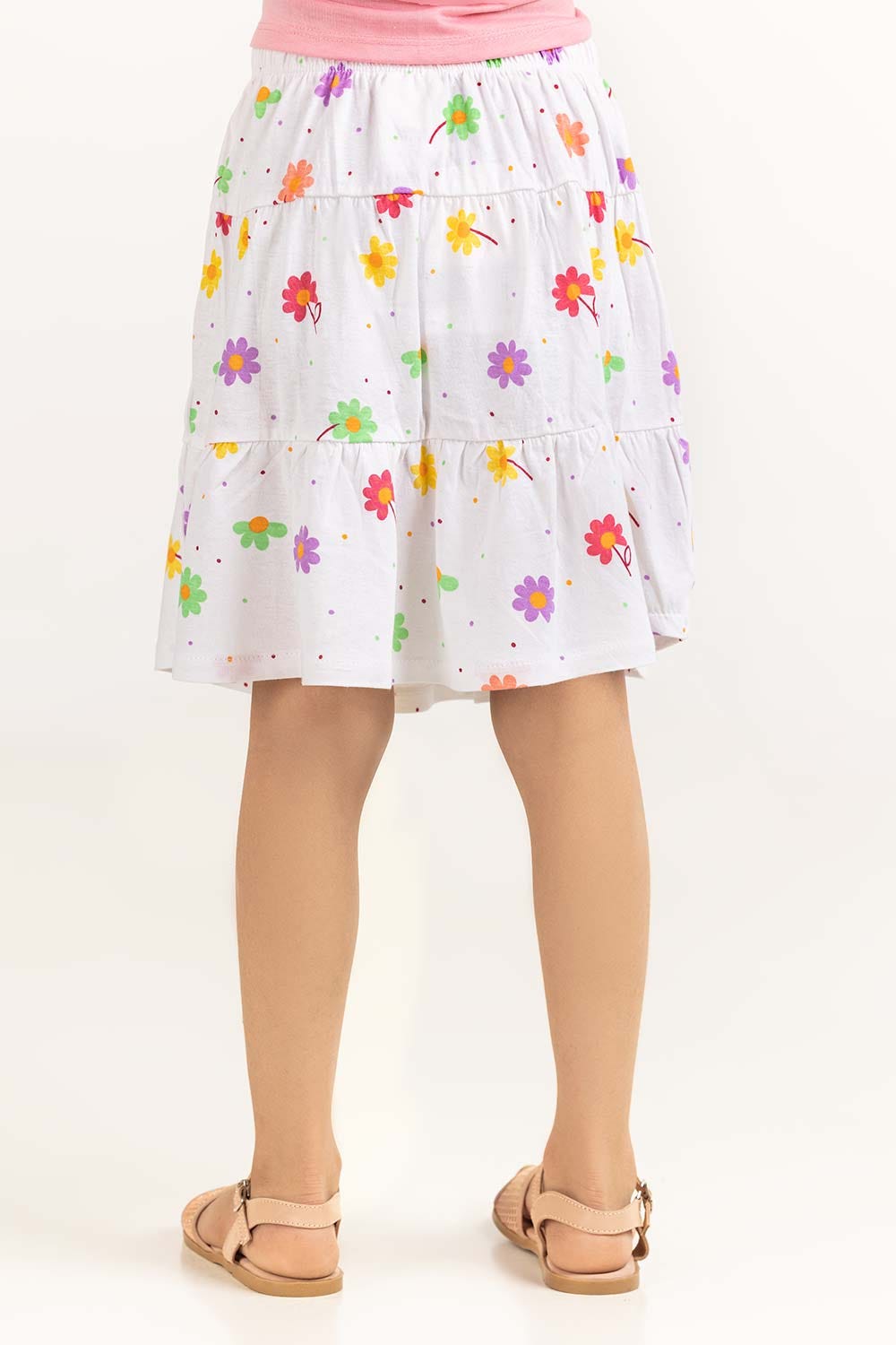 Toddler Girl White Skirt