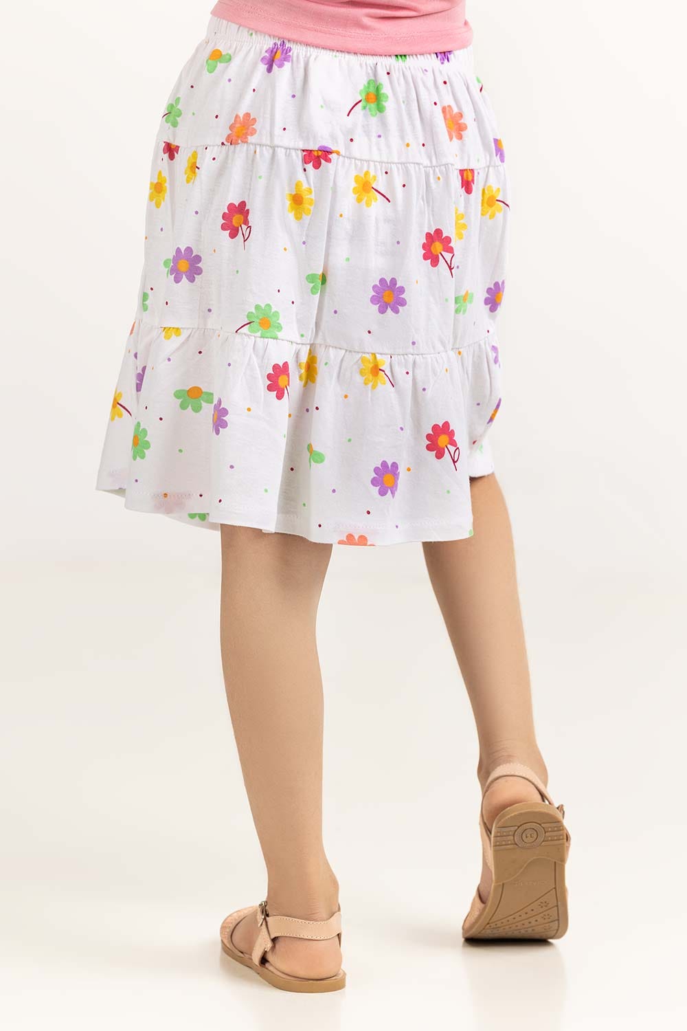 Toddler Girl White Skirt