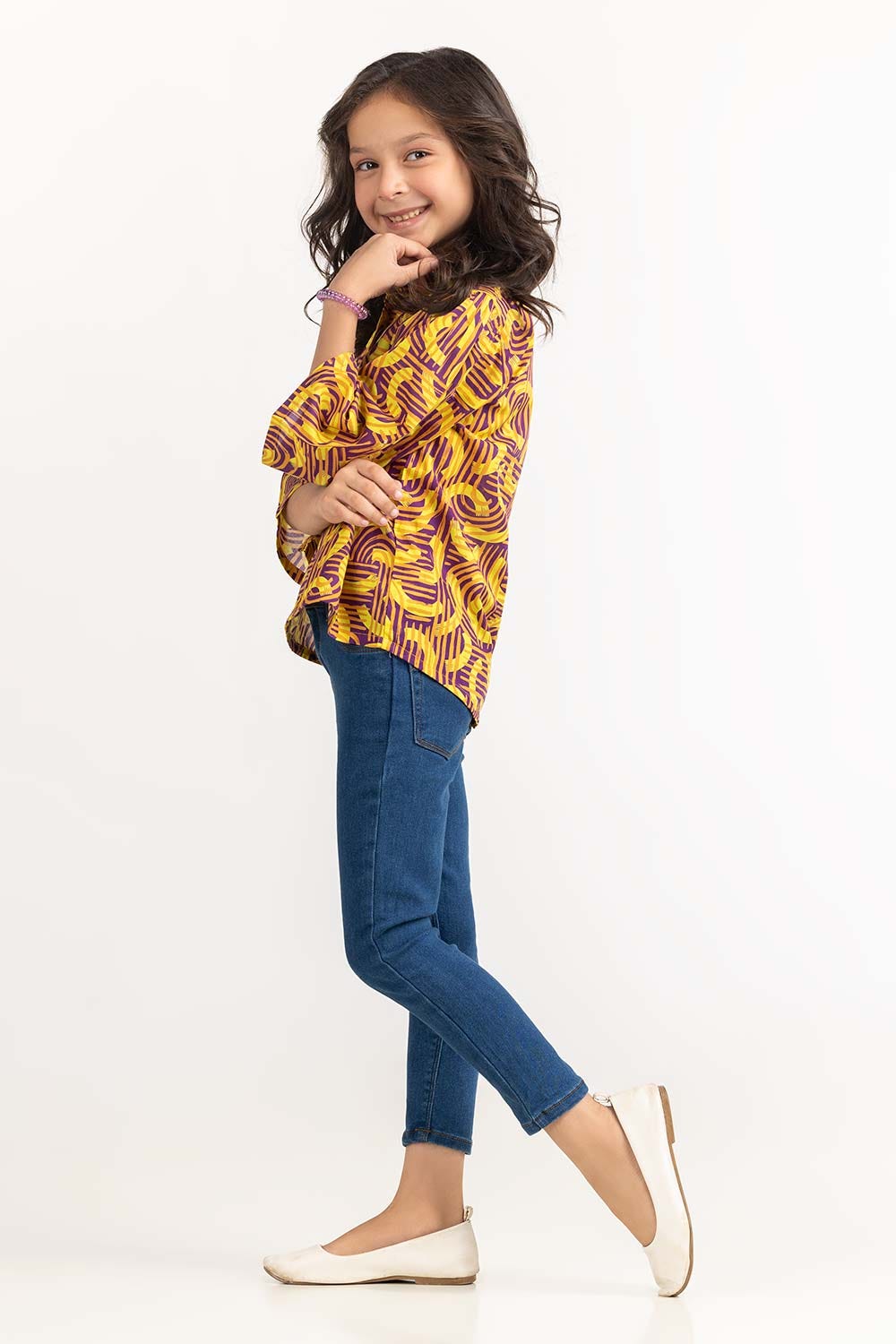 Toddler Girl Yellow Shirt