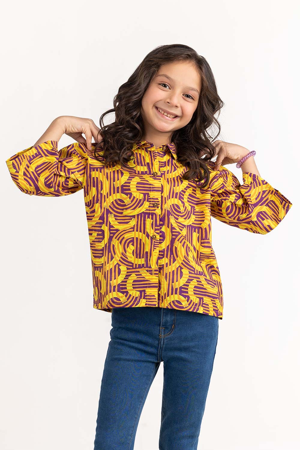 Toddler Girl Yellow Shirt