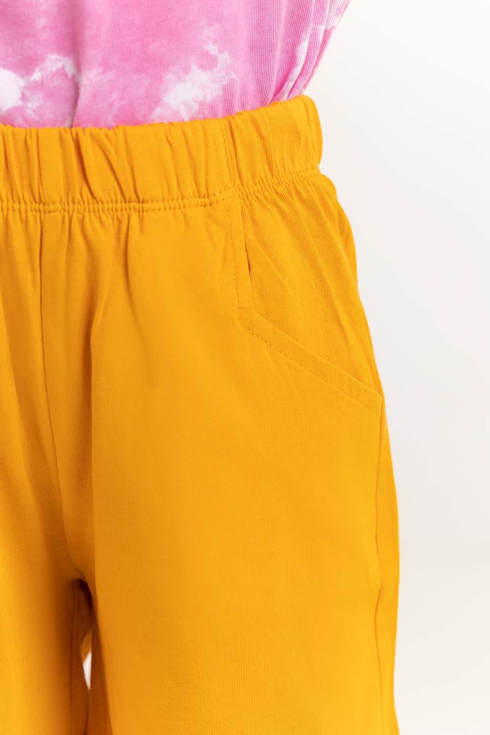 Toddler Girl Yellow Short