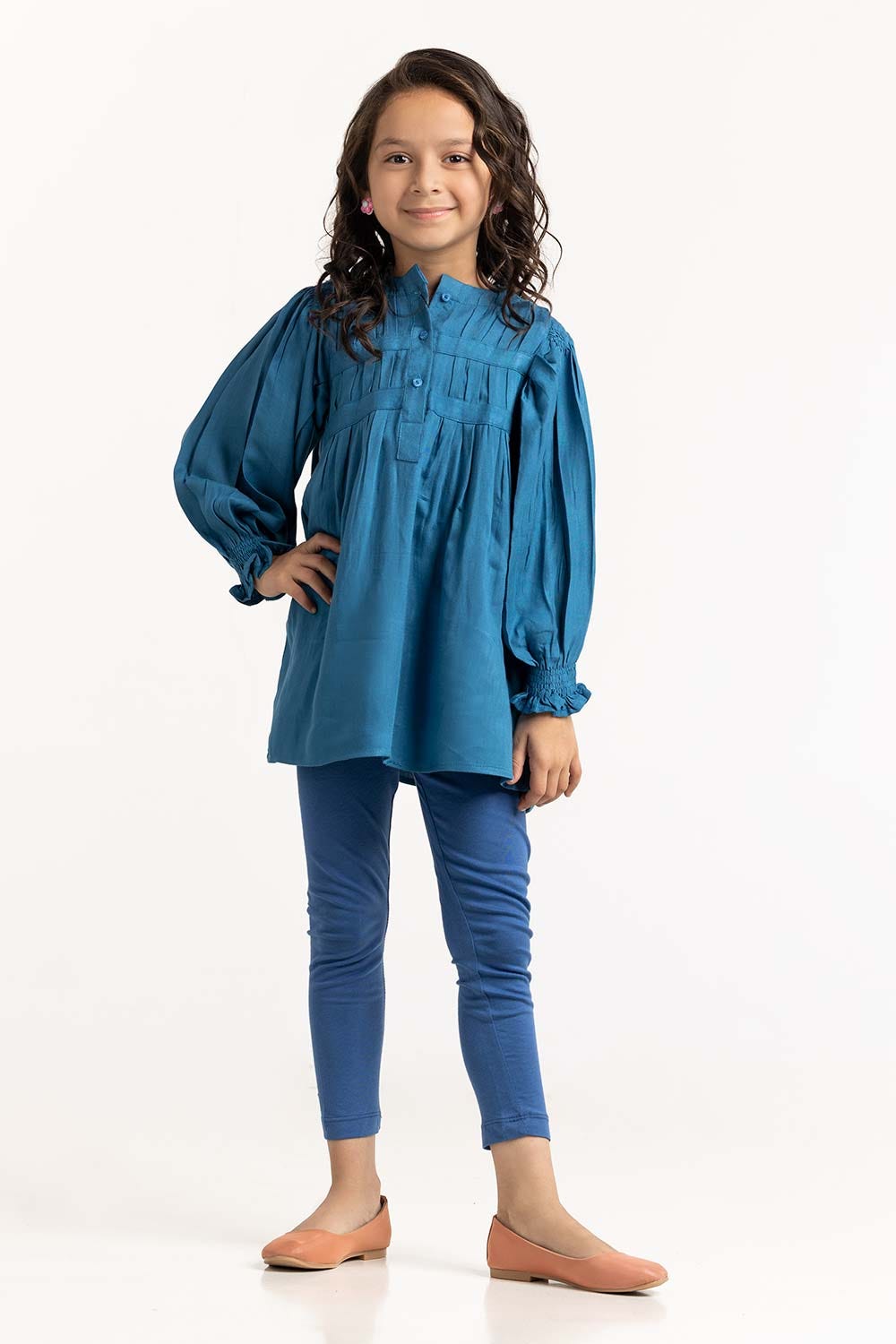 Toddler Girl Blue Top