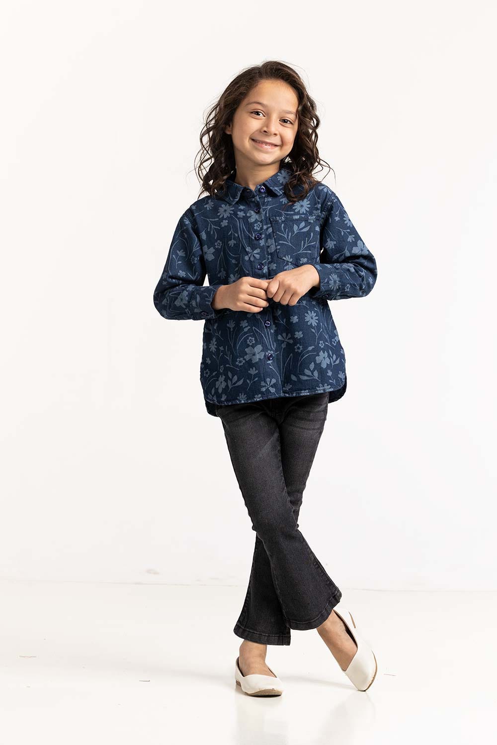 Toddler Girl Blue Top
