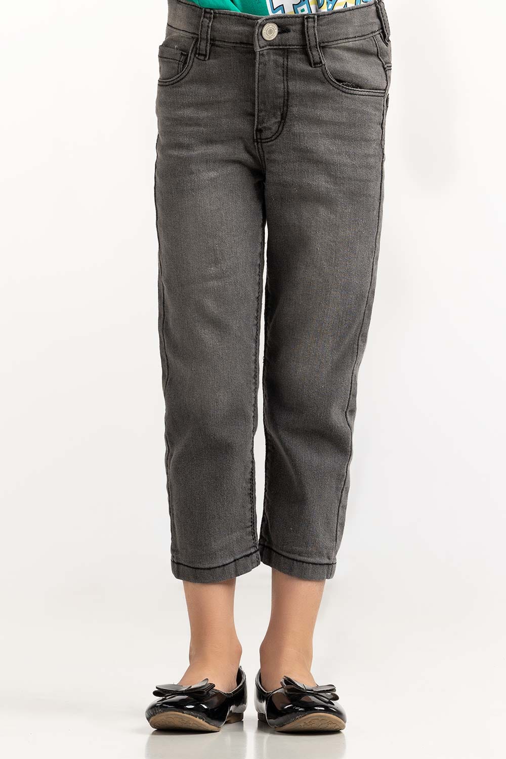 Toddler Girl Grey Jeans
