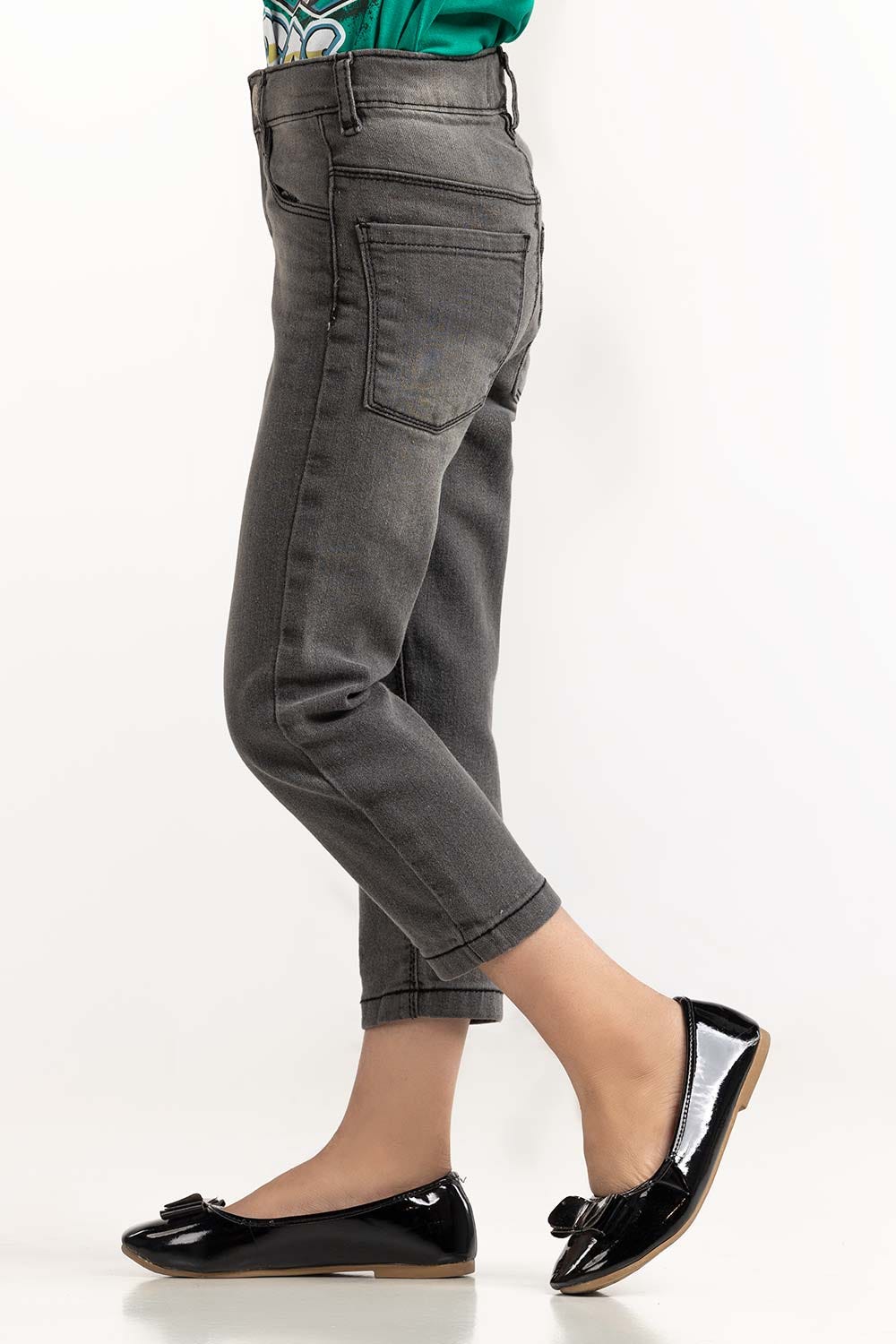 Toddler Girl Grey Jeans