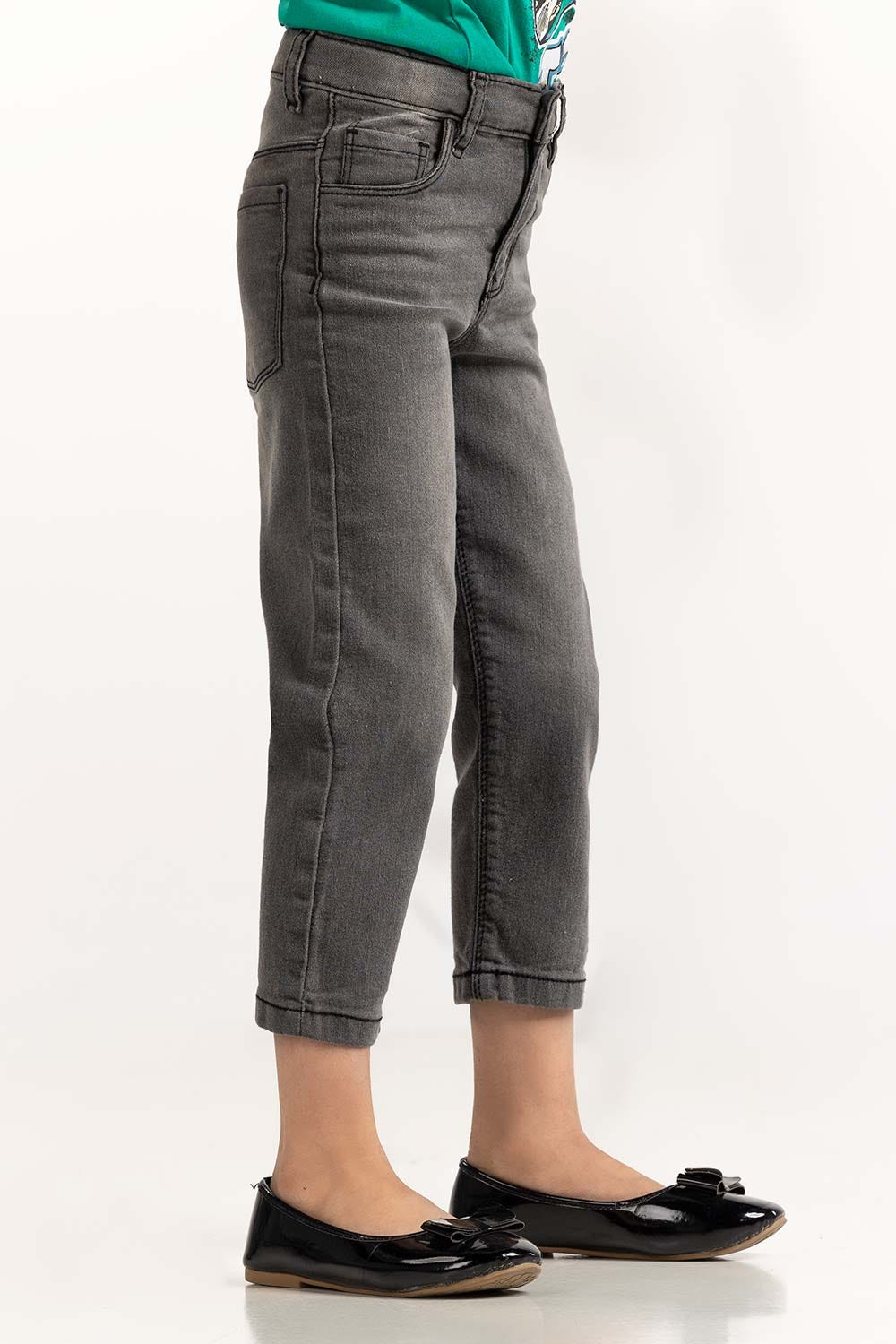 Toddler Girl Grey Jeans