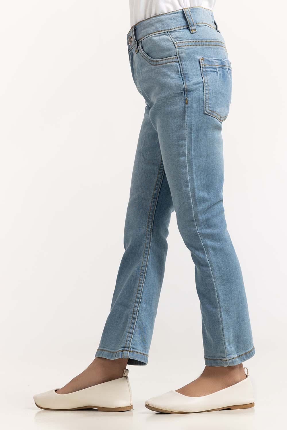 Toddler Girl Light Blue Jeans