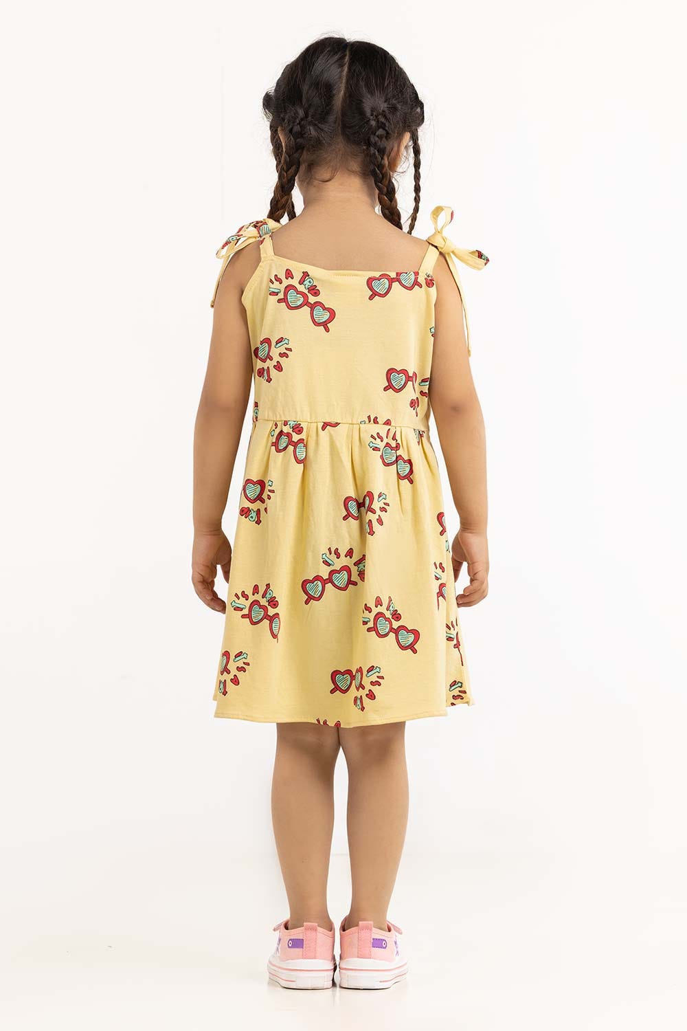 Toddler Girl Pastel Yellow Dress