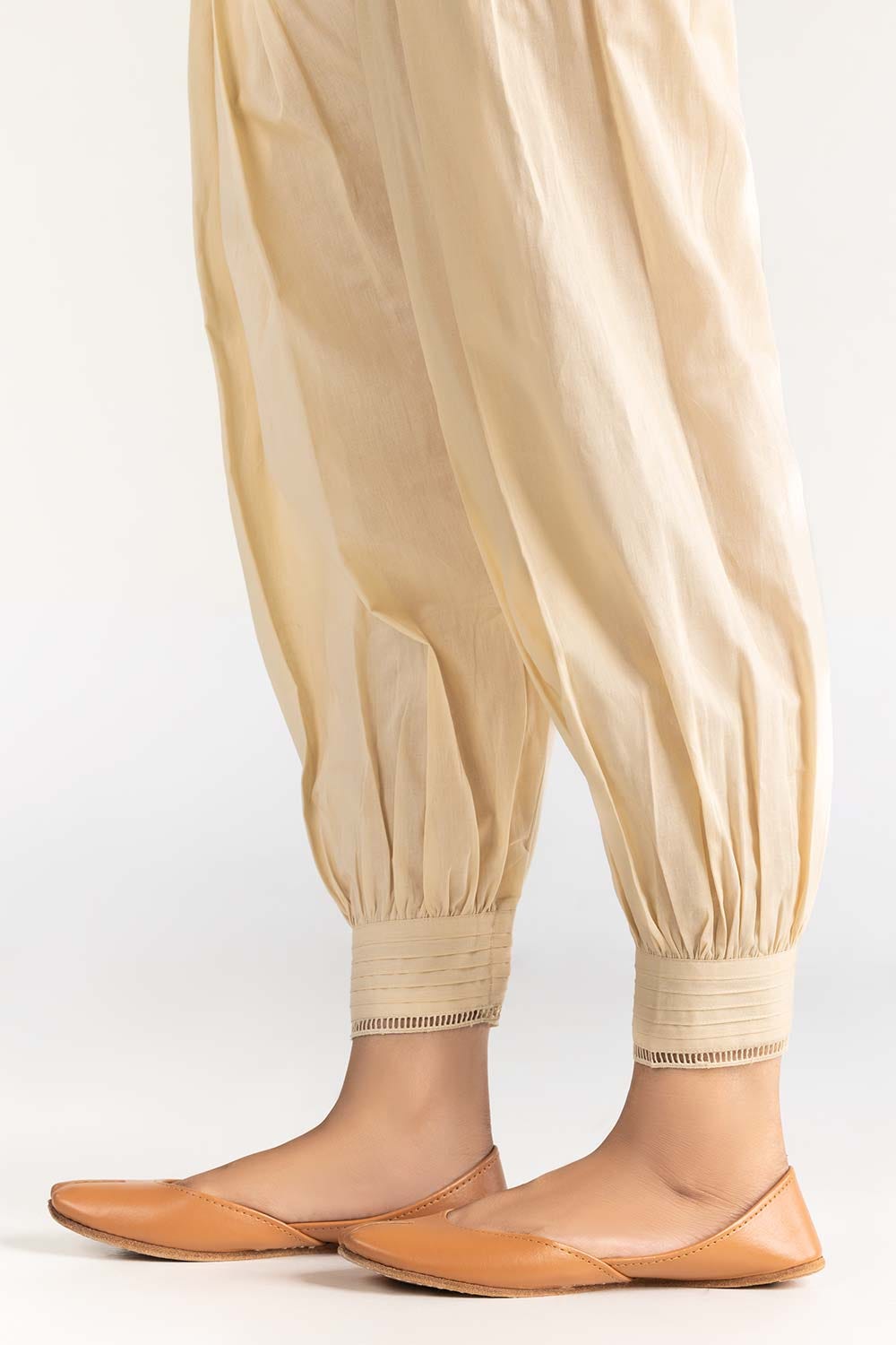Beige Cambric Trousers TR-21-126