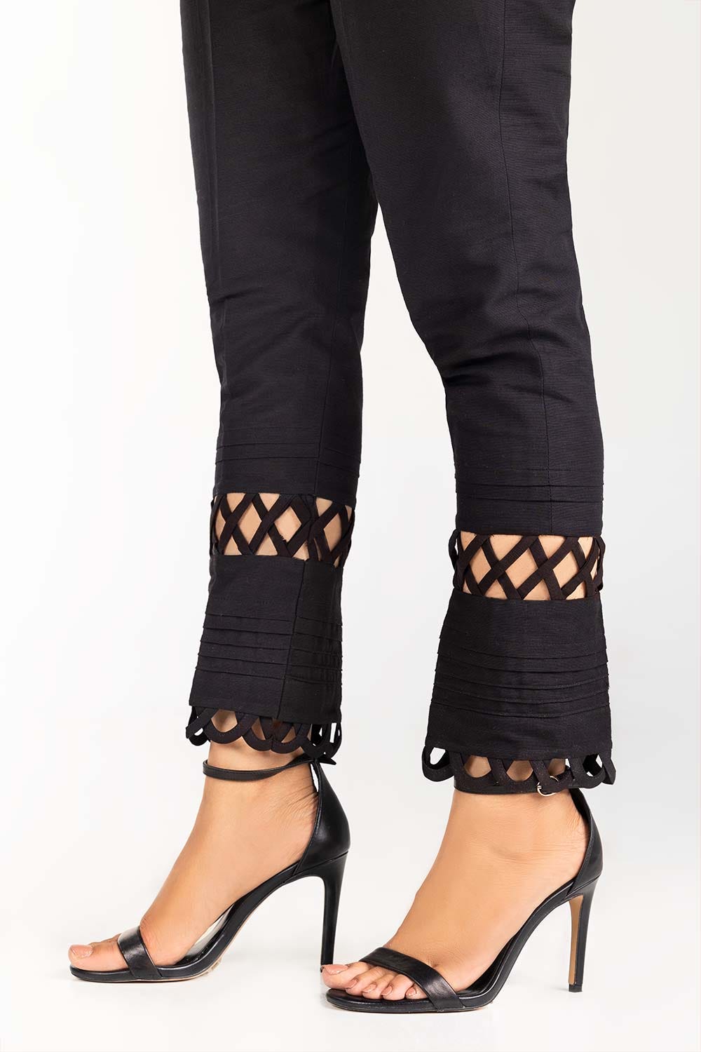 Black Khaddar Trouser