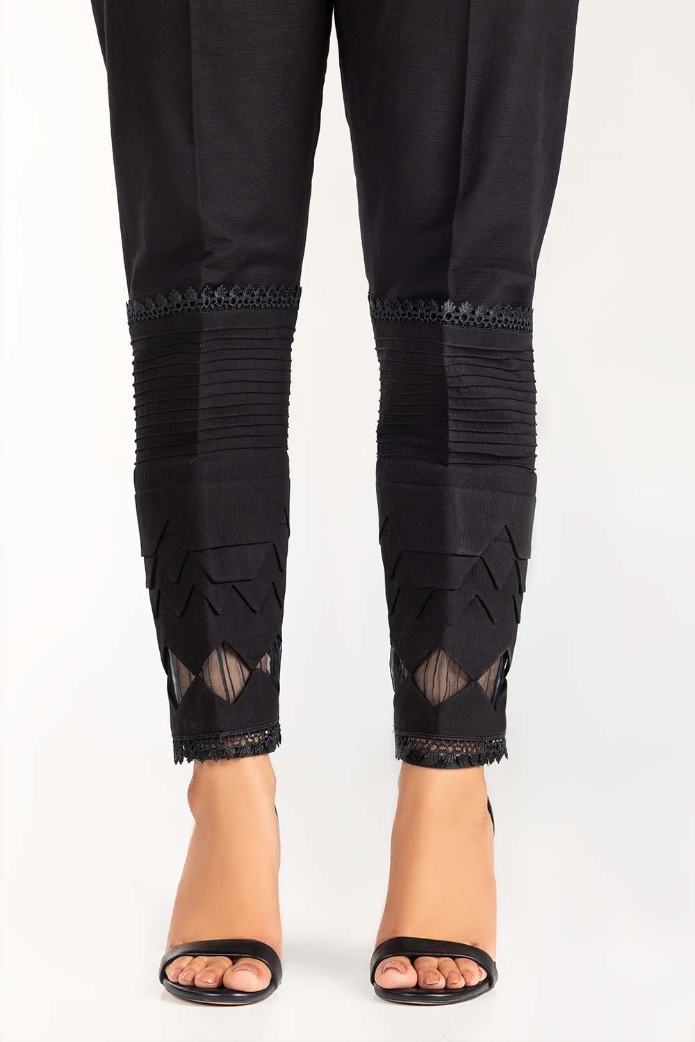Black Khaddar Trouser