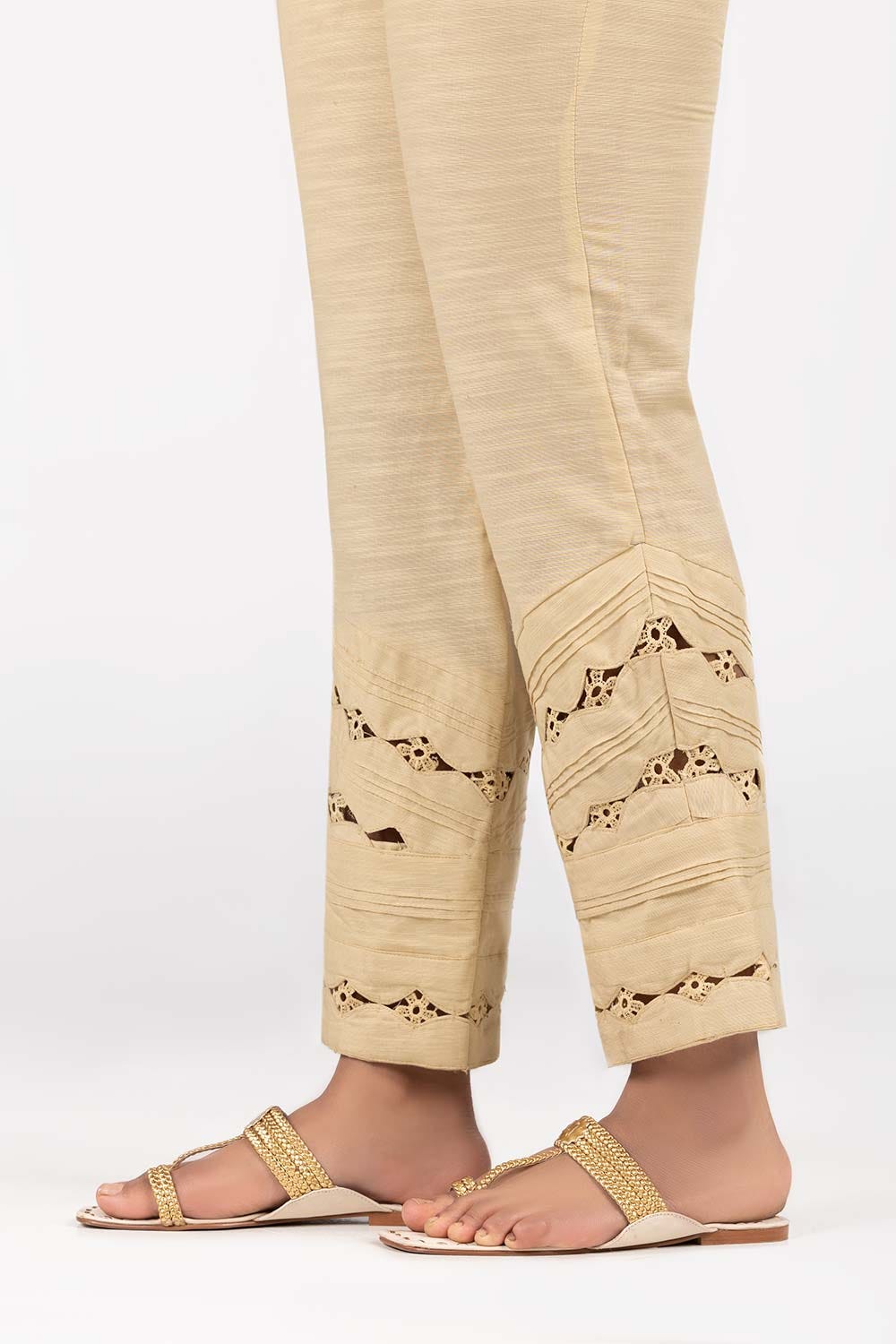 Beige Khaddar Trouser