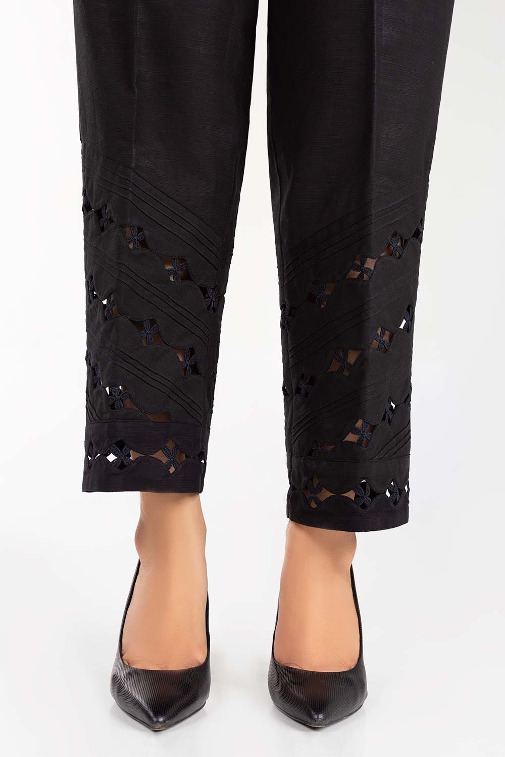 Black Khaddar Trouser