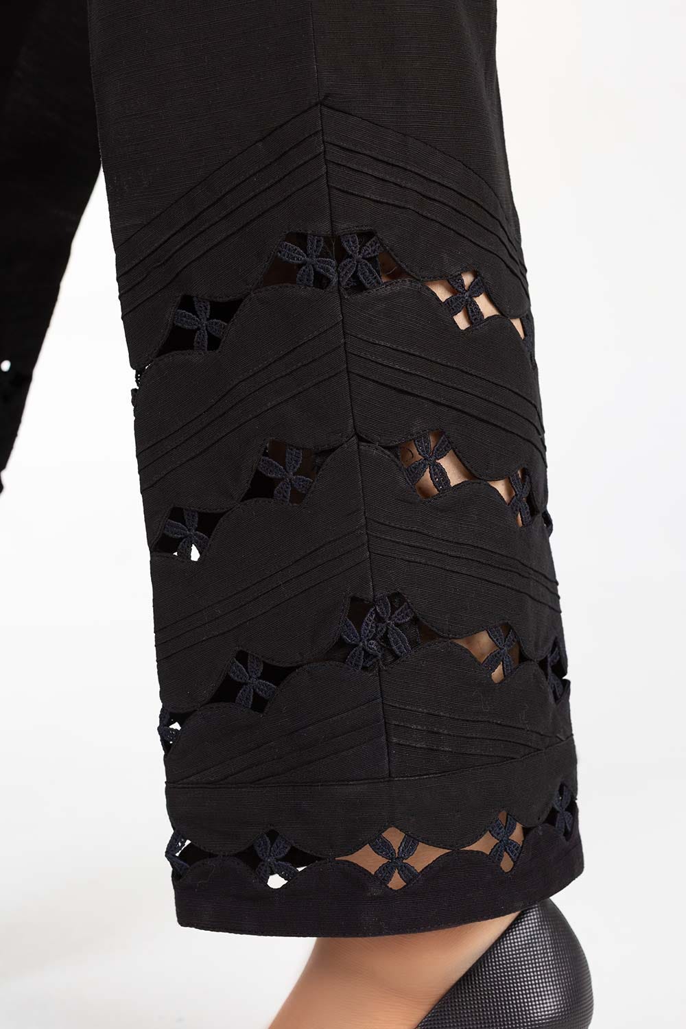 Black Khaddar Trouser