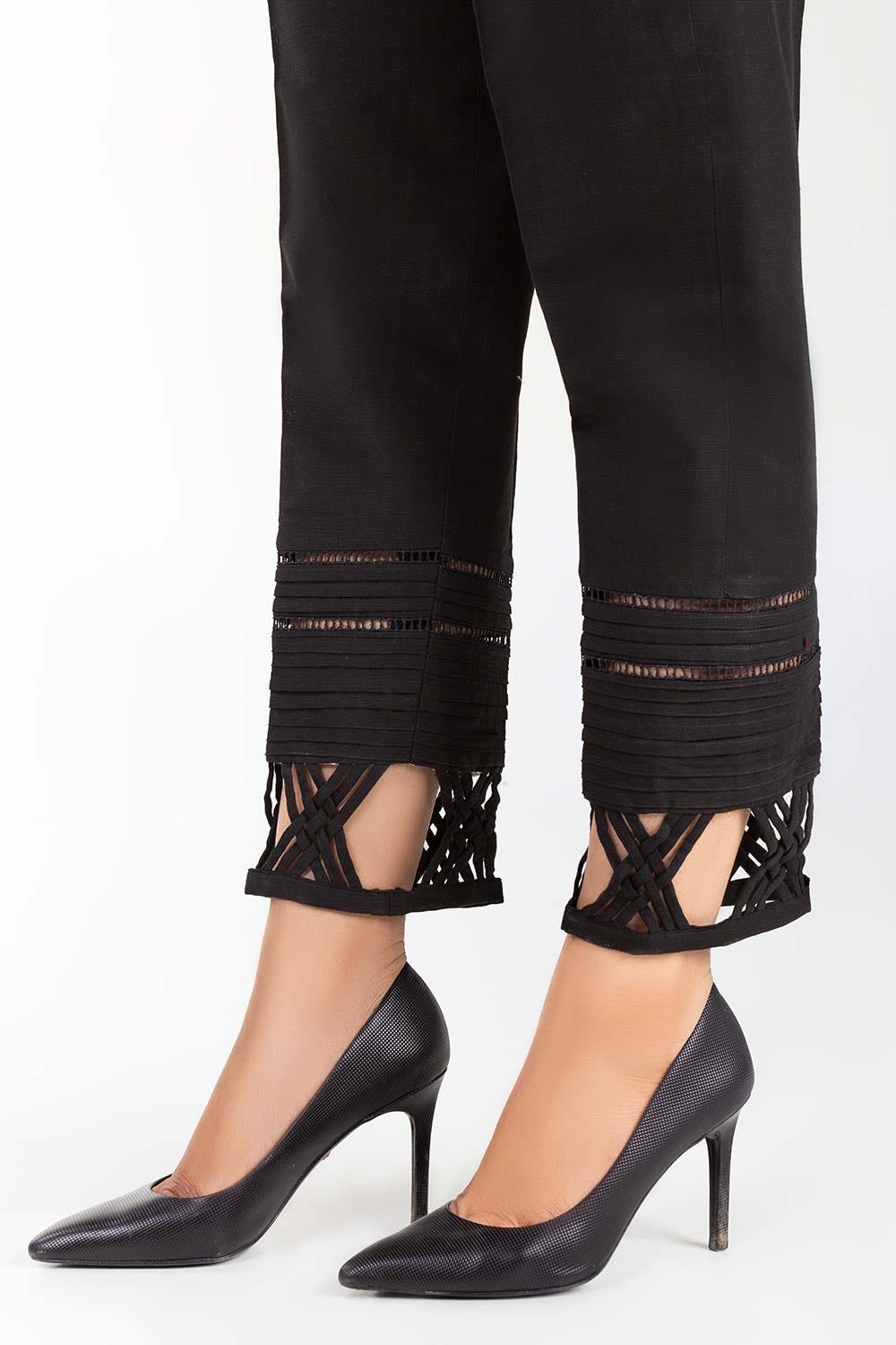 Black Khaddar Trouser