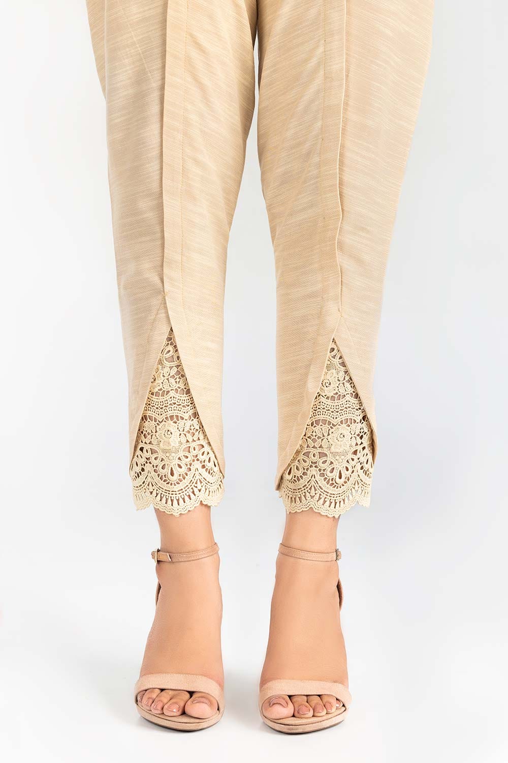 Beige Khaddar Shalwar