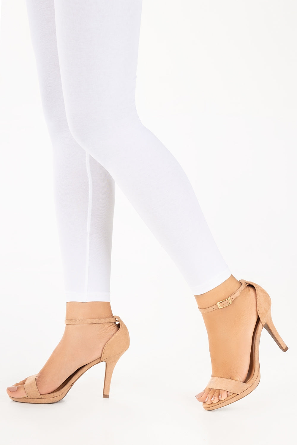White Jersey Tights