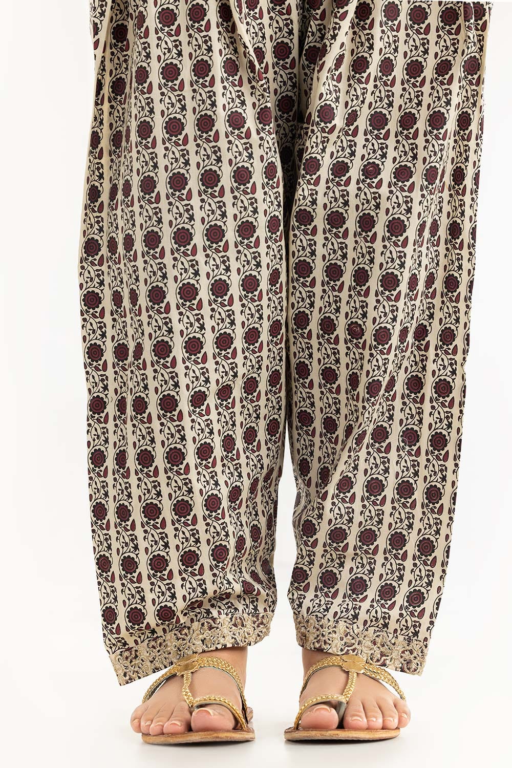 Screen Printed Cambric Shalwar