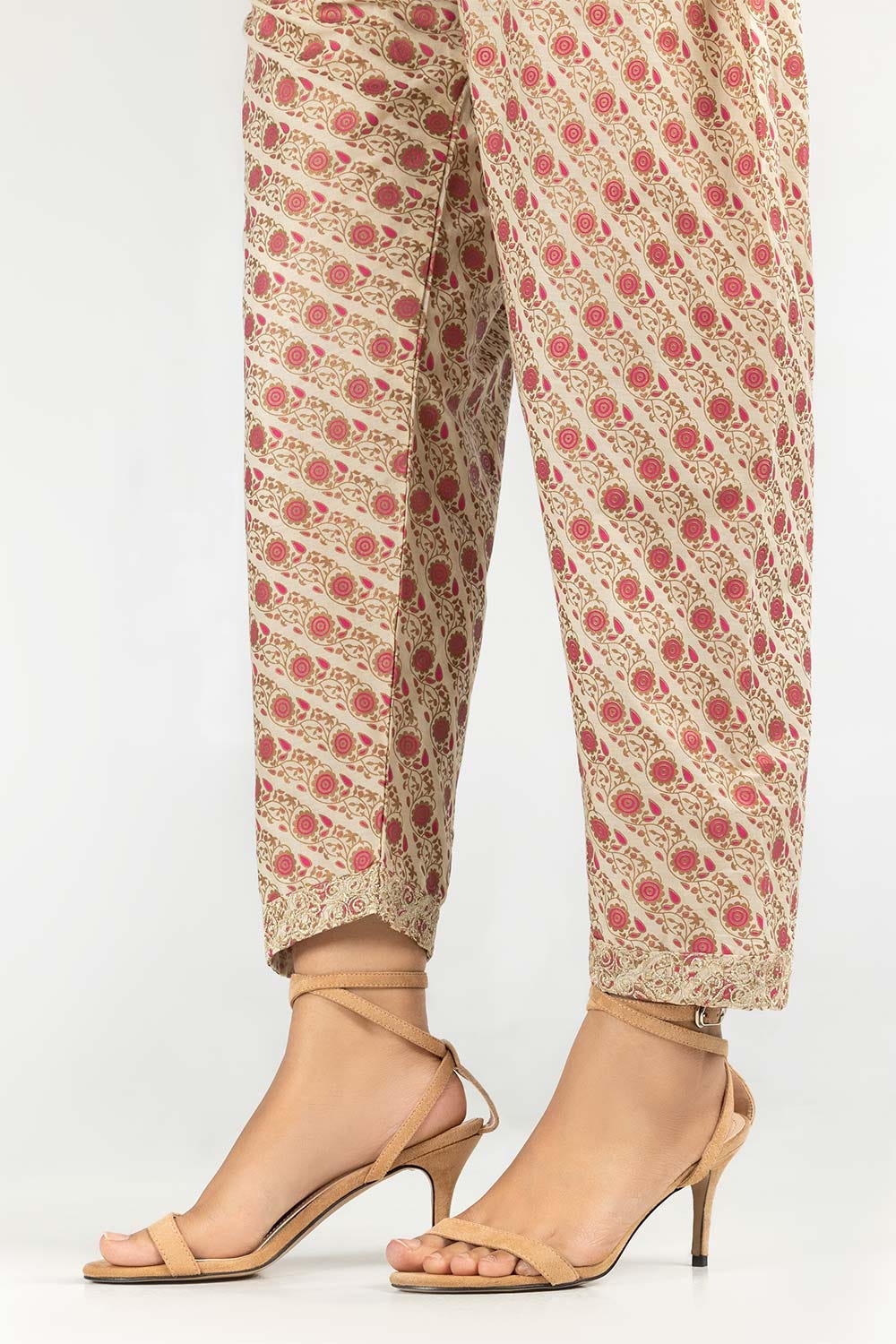 Screen Printed Cambric Shalwar