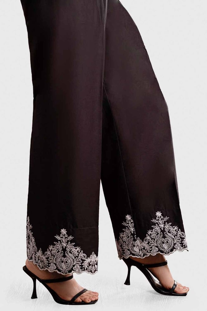 Unstitched Embroidered Cambric Trouser
