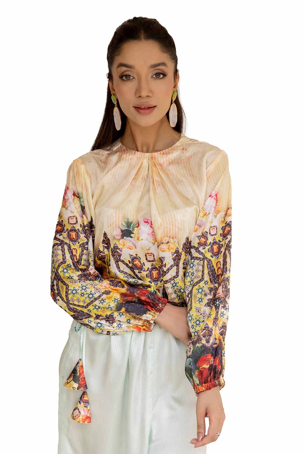 Printed Light Khaddar Shirt