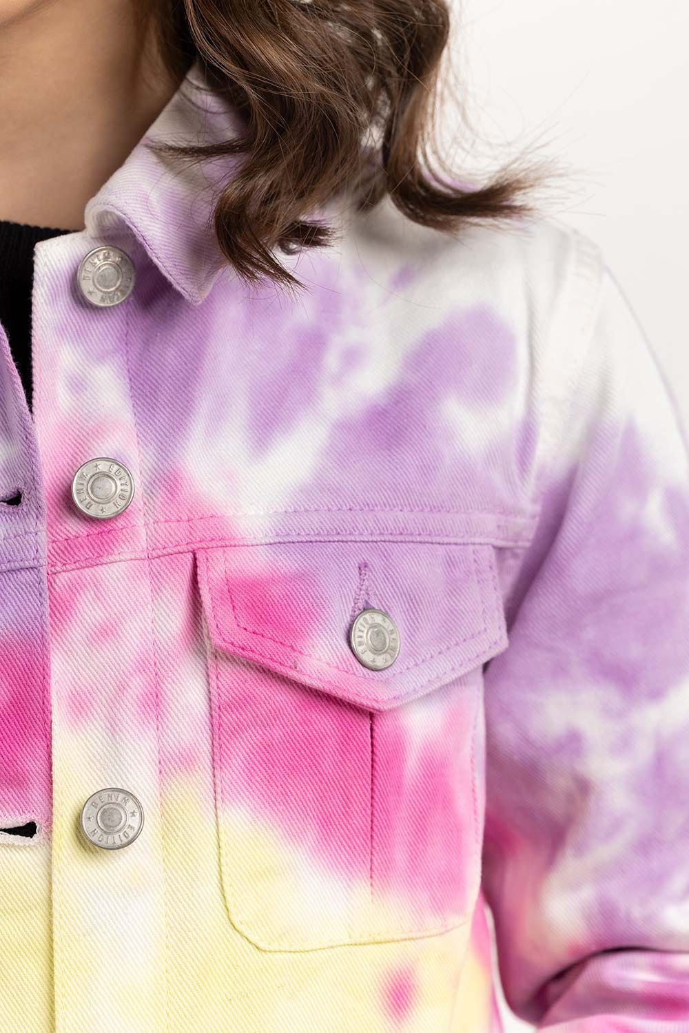 Junior Girl Tie Dye Jacket