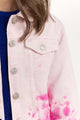 Girls Tie Dye Pink Jacket