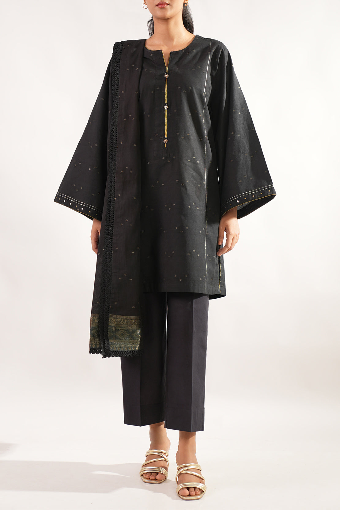 Unstitched Jacquard Cotton 3 Piece88186