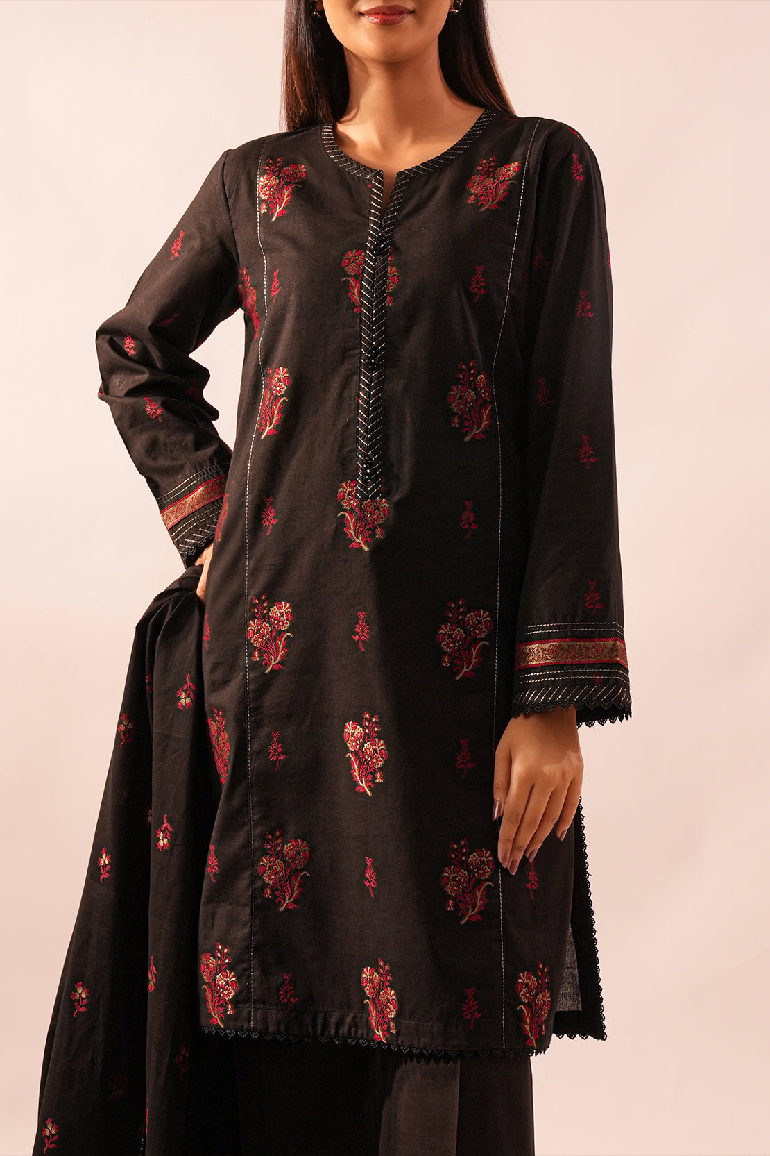 Unstitched Jacquard Cotton 3 Piece88190
