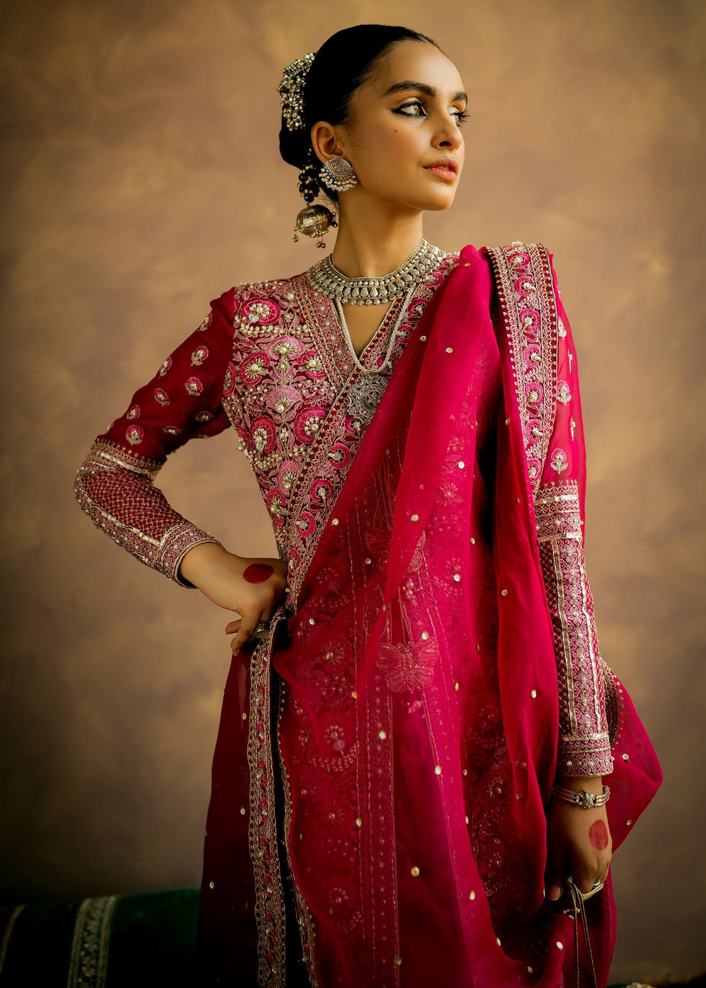 3 Piece Embroidered Lawn Suit with Embroidered Borders