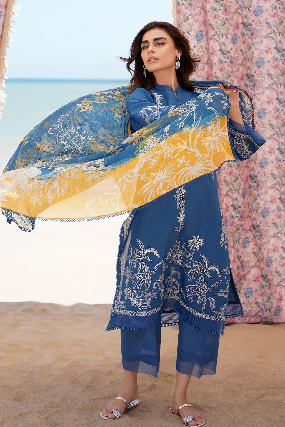 Embroidered Lawn 3 Piece