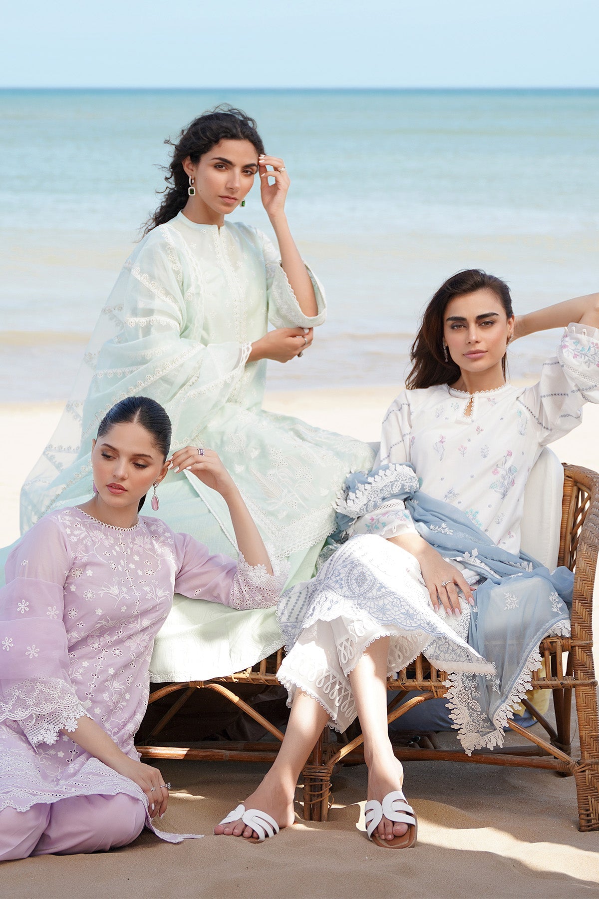 Chikankari 3 Piece