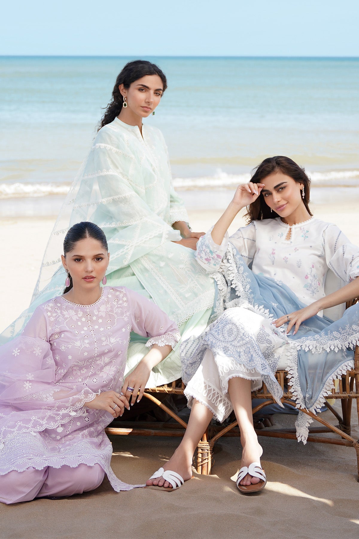 Chikankari 3 Piece