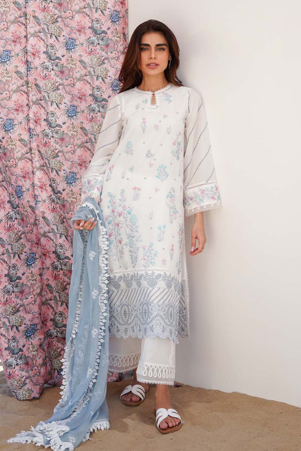 Chikankari 3 Piece