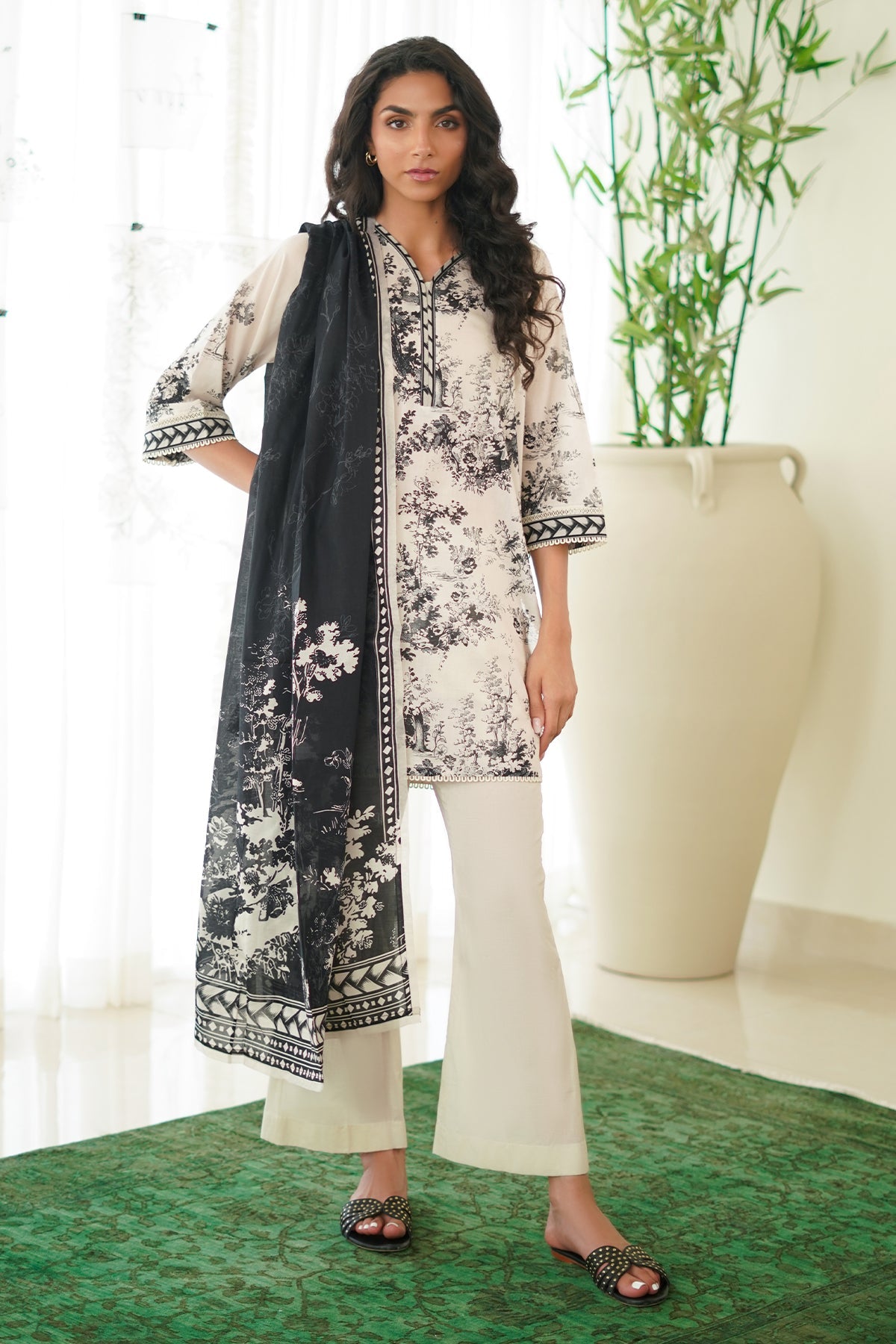 Printed Lawn 3 Piece
