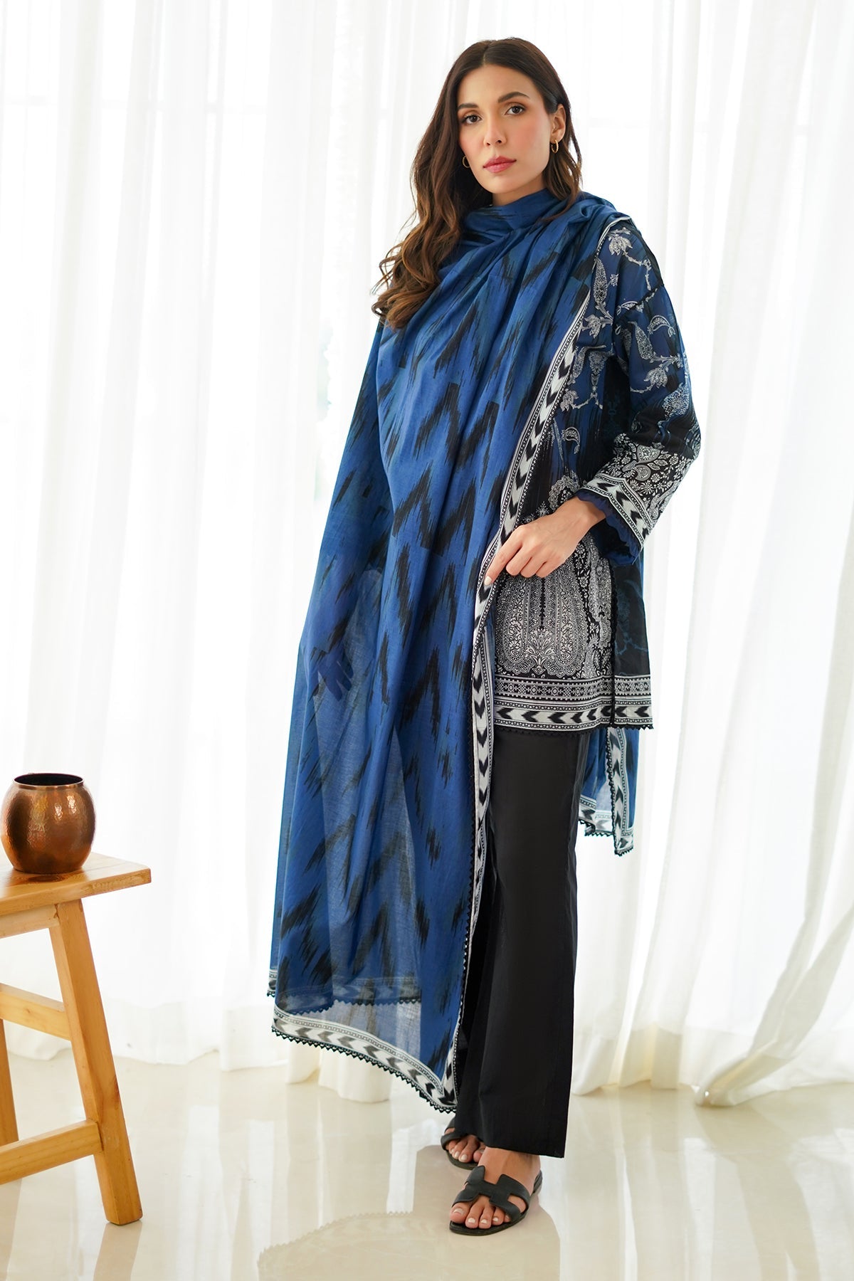 Printed Lawn 3 Piece