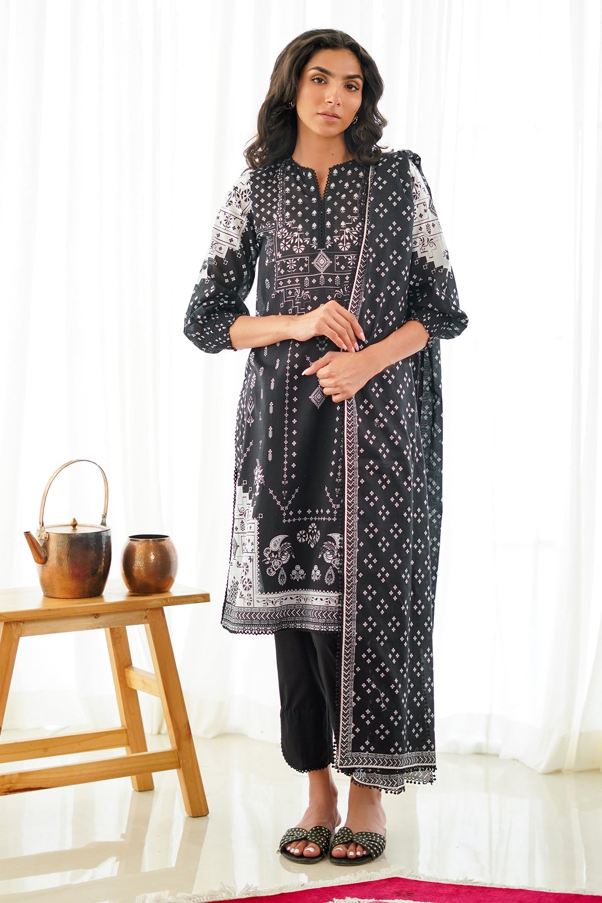 Printed Lawn 3 Piece