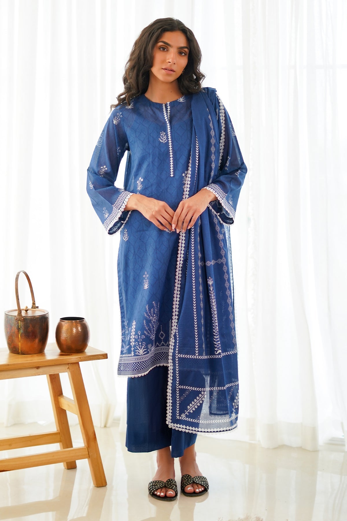 Printed Lawn 3 Piece