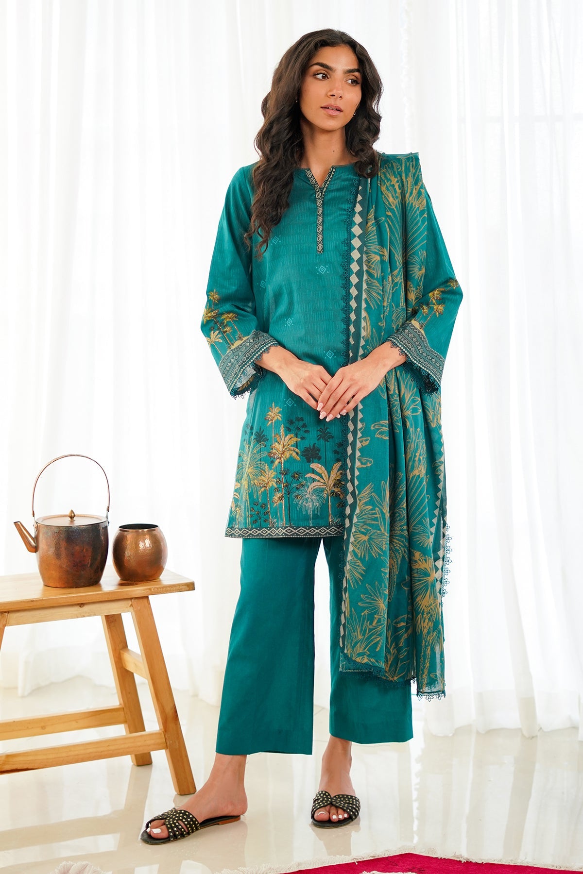 Printed Lawn 3 Piece