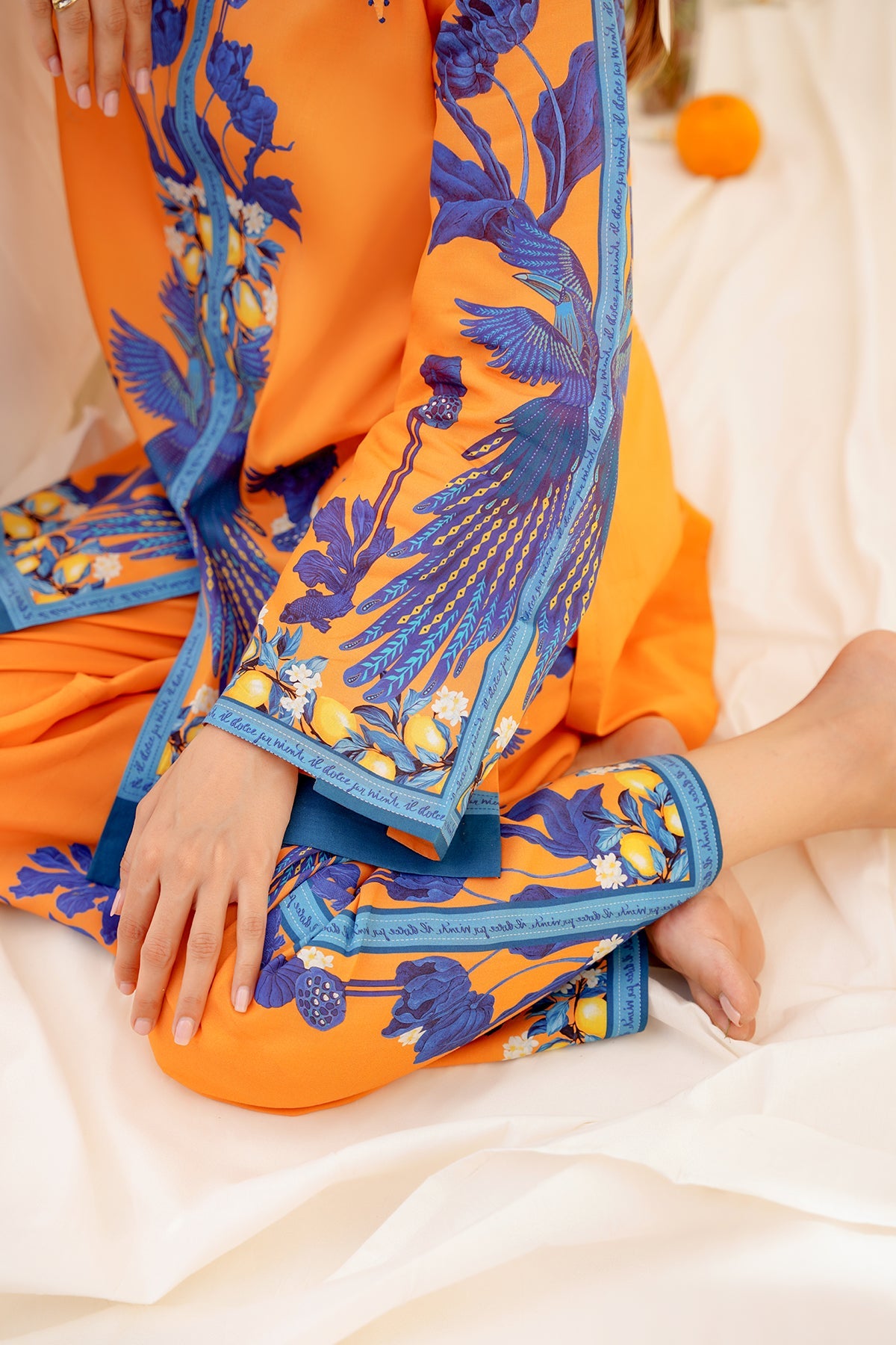 Embroidered Chiffon Fabric (2Pcs)