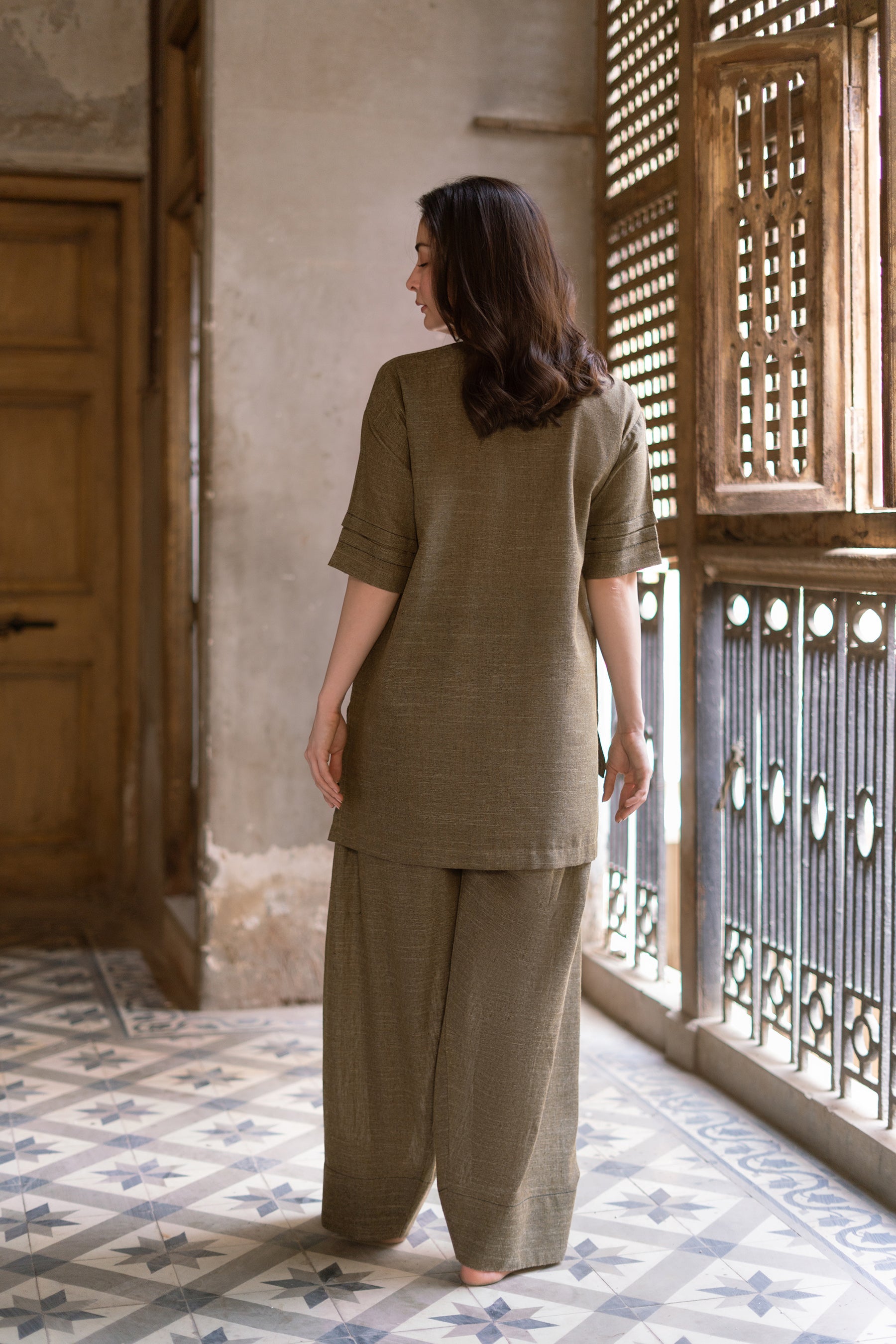 Olive Haze Matching Set