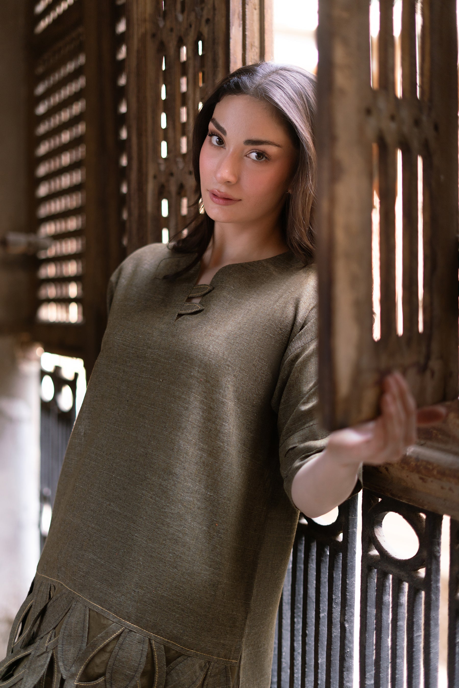 Olive Haze Matching Set