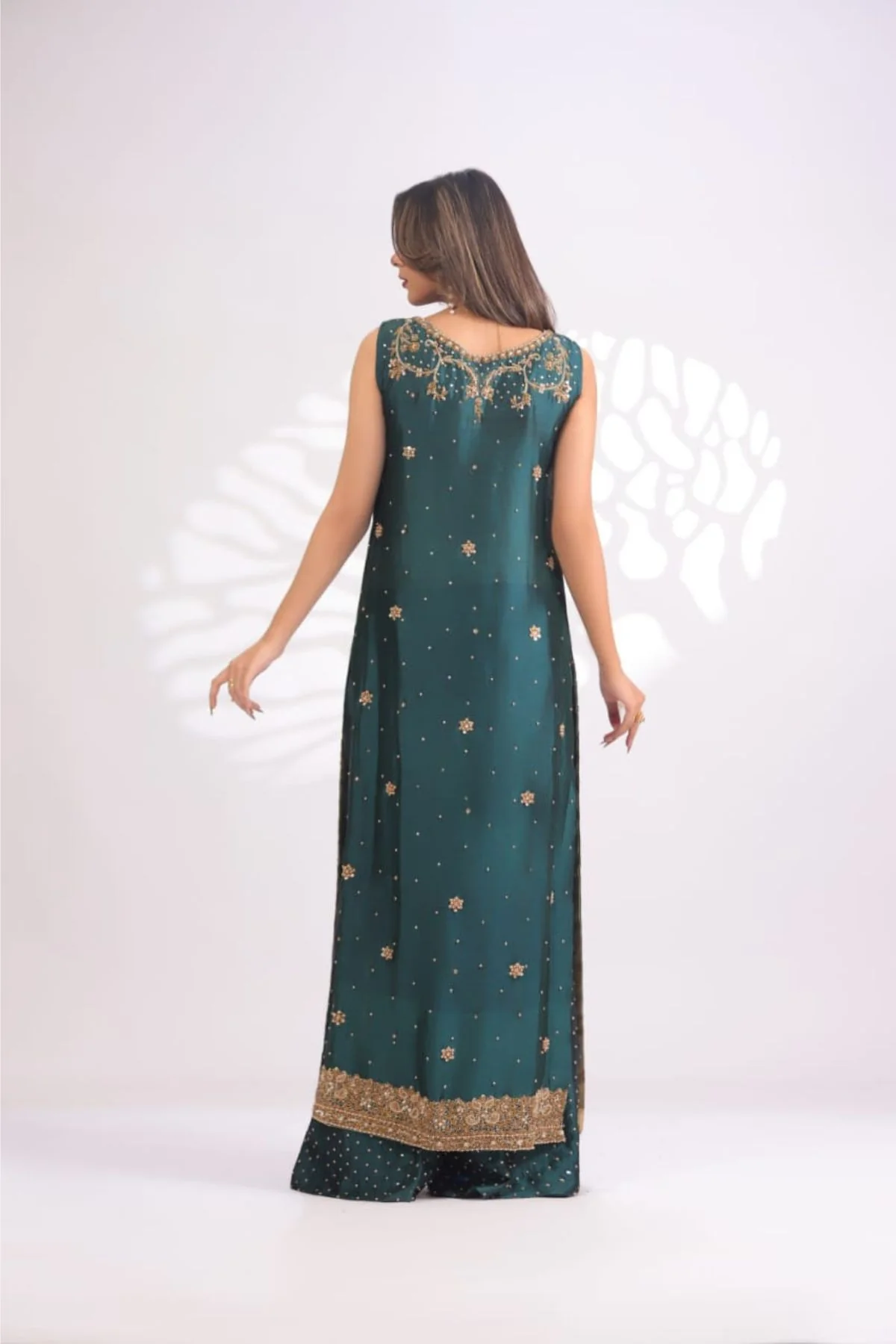 Usama Silk – Teal Luxe Style