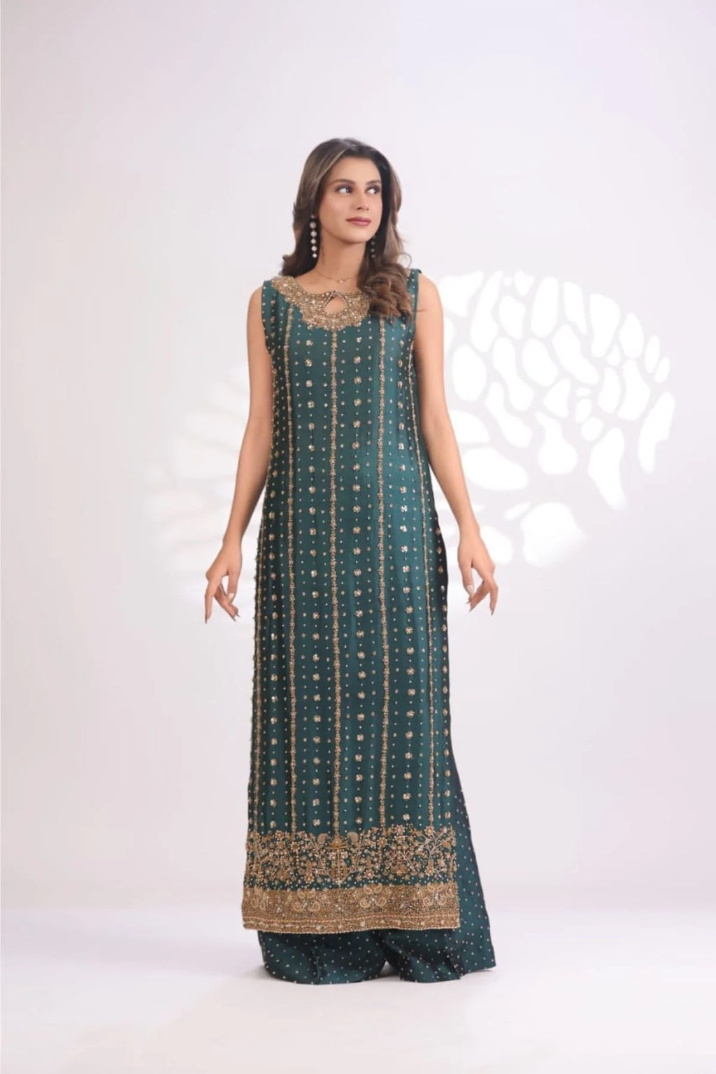 Usama Silk – Teal Luxe Style