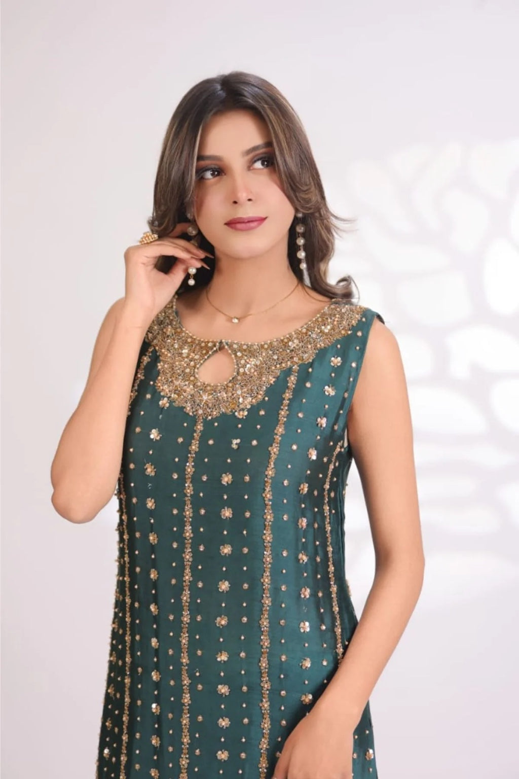 Usama Silk – Teal Luxe Style