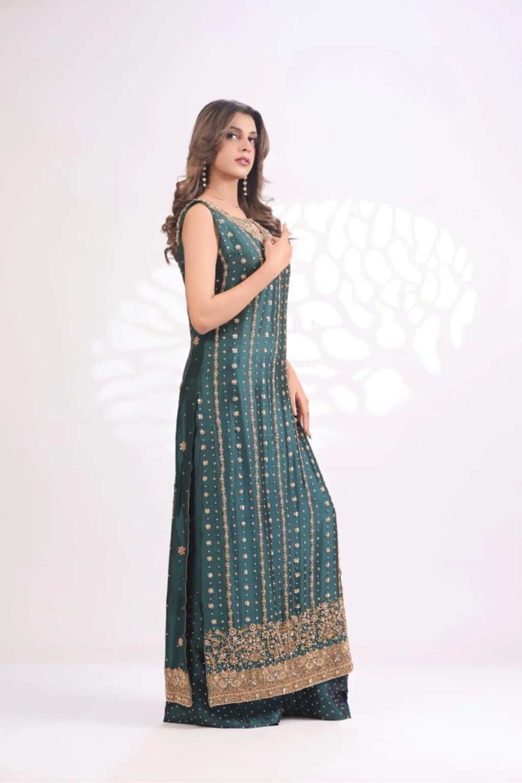 Usama Silk – Teal Luxe Style