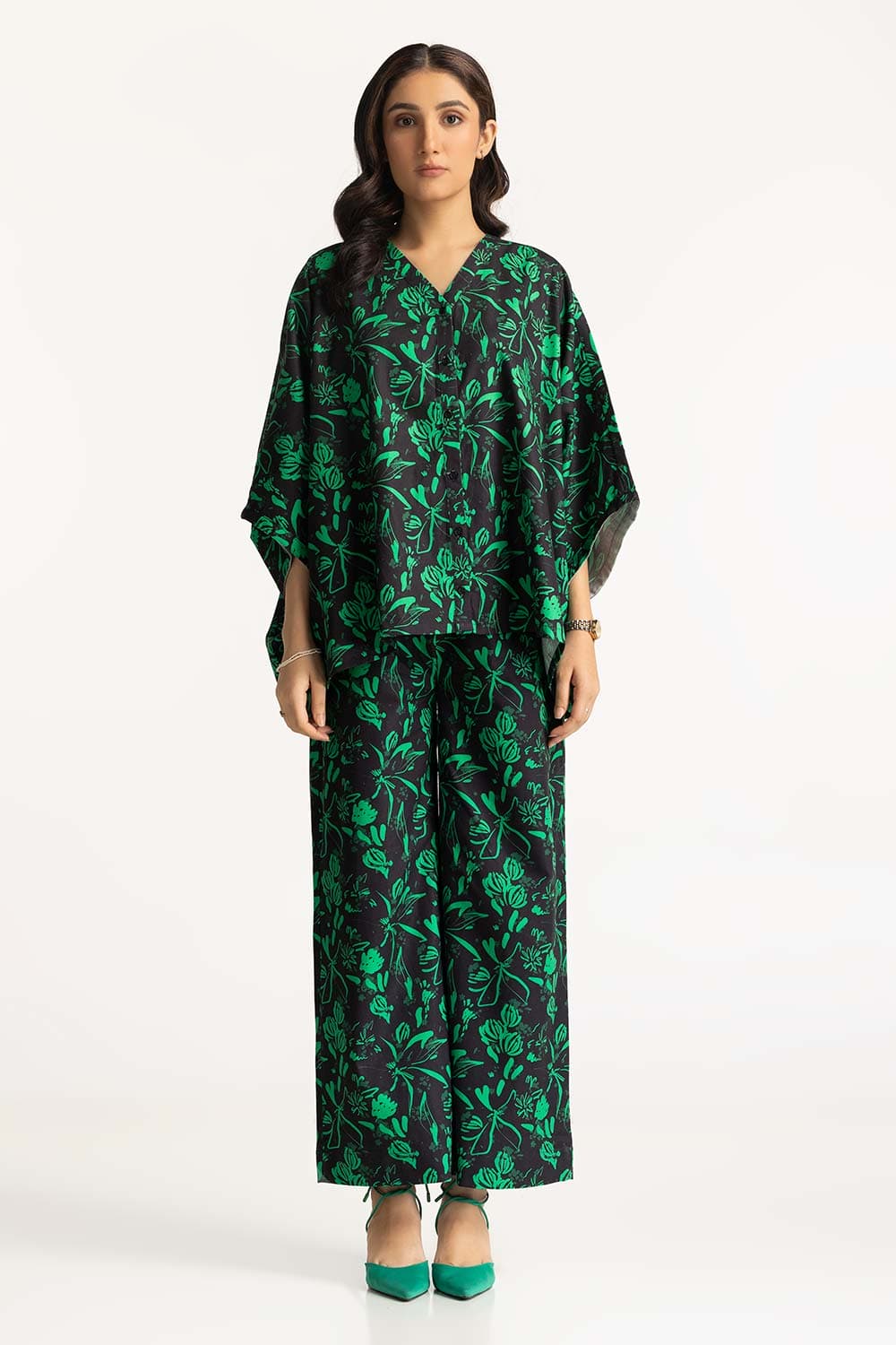 V Collar Blouse