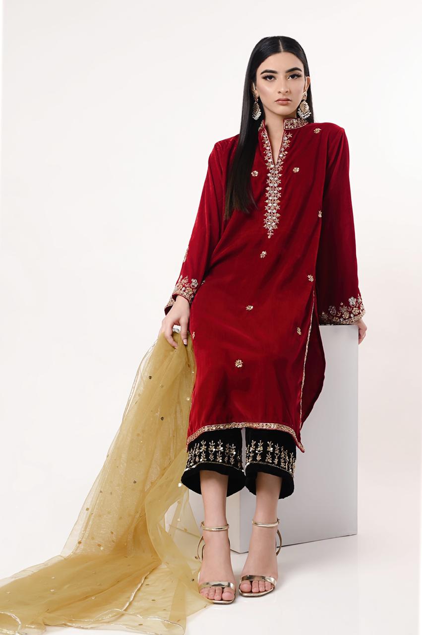 Zenya Velvet Outfit